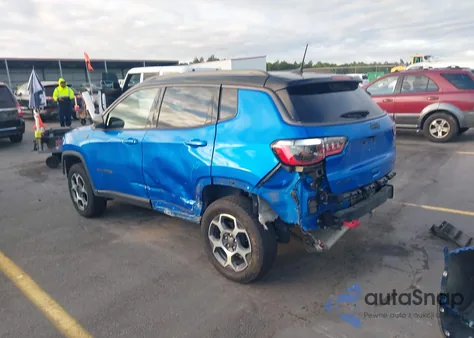 2022 Jeep Compass Trailhawk 4X4 из США, поврежденный, VIN 3C4NJDDB4NT157014